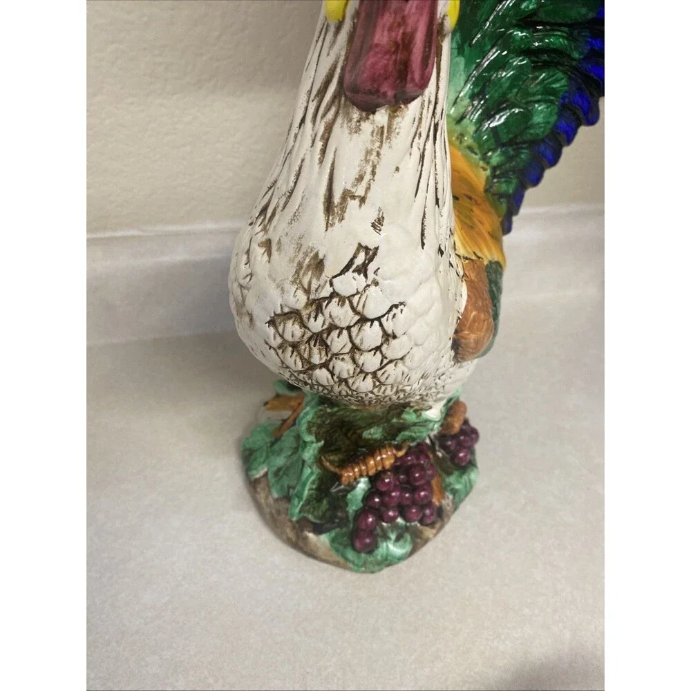 Beautiful Three Hands Corp Large Ceramic Rooster
